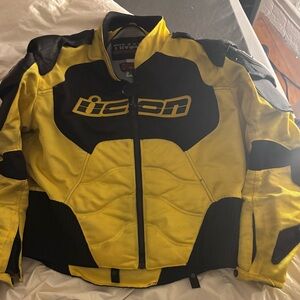 ICON Yellow and Black Performance Jacket